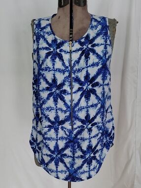 Michael Kors Top, Medium, Blue & White